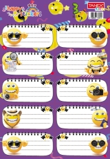 Etichete scolare 30 buc/set SMILEYS TLS-803 Tanex
