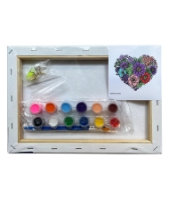 Panza predesenata pe sasiu 20 x 30 cm FLORI Art SF Pigna