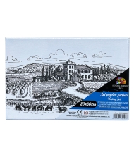 Panza predesenata pe sasiu 20 x 30 cm PEISAJ Art SF Pigna