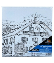 Panza predesenata pe sasiu 30 x 30 cm CONAC Art SF Pigna