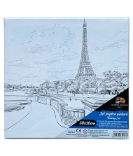 Panza predesenata pe sasiu 30 x 30 cm PARIS Art SF Pigna