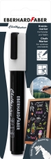 Marker cu creta alb - blister Eberhard faber
