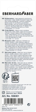 Marker cu creta alb - blister Eberhard faber