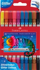 Carioca glitter 2 capete 10 culori/set Faber Castell 