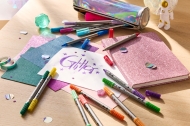 Carioca glitter 2 capete 20 culori/set Faber Castell 