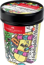 Textmarker superfosforescent 10 buc/set EDITIE SPECIALA CUTIE INGHETATA Faber Castell