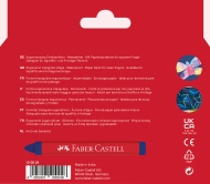 Creioane colorate cerate triunghiulare 24 culori/set Faber Castell