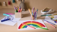 Creioane colorate XXL 6 culori/set GRIPPY Faber Castell