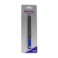 Cutter Optima Basic, lama  9mm SK7, sina metalica, simplu