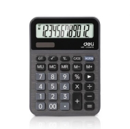 Calculator de birou Deli, 12 digiti, metal, M07