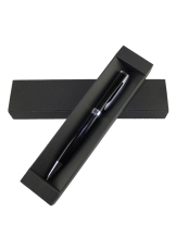 Pix metalic negru cu mina tip cross si accesorii cromate, in cutie carton