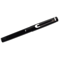 Roller metalic negru cu accesorii cromate, in cutie imitatie piele