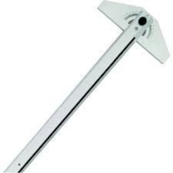 Teu aluminiu, cap rotativ, 100cm