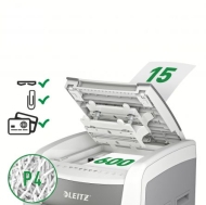 Distrugator automat documente Leitz IQ Office Cross P4  600 coli