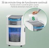 Distrugator automat documente Leitz Optimax Small Office Cross P4 200 coli