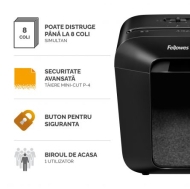 Distrugator documente Fellowes LX41M Micro