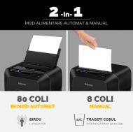 Distrugator documente Fellowes 80M Mini