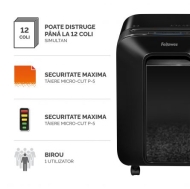 Distrugator documente Fellowes LX201 Micro negru