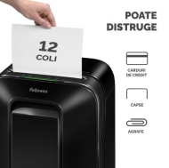Distrugator documente Fellowes LX201 Micro negru