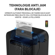 Distrugator documente Fellowes LX201 Micro negru