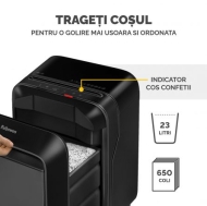 Distrugator documente Fellowes LX211 Micro negru