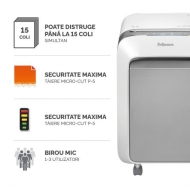 Distrugator documente Fellowes LX211 Micro alb