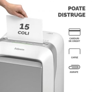 Distrugator documente Fellowes LX211 Micro alb