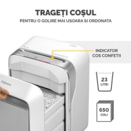 Distrugator documente Fellowes LX211 Micro alb