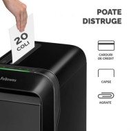 Distrugator documente Fellowes LX221 Micro negru