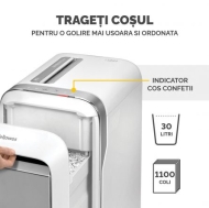 Distrugator documente Fellowes LX221 Micro alb
